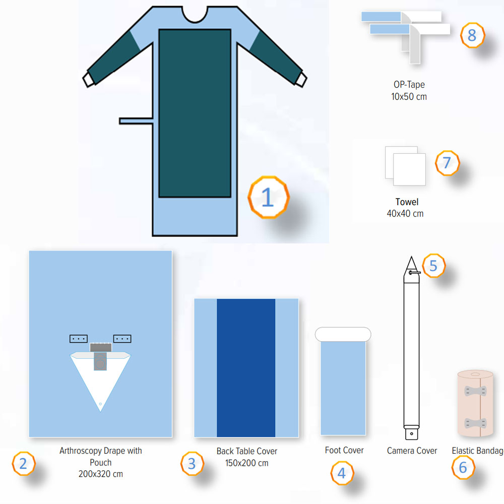  Artroskopi Örtü Seti 